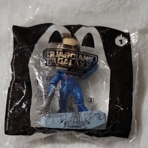 McDonald's Blue Guardians of the Galaxy Figure with Light Blue Base